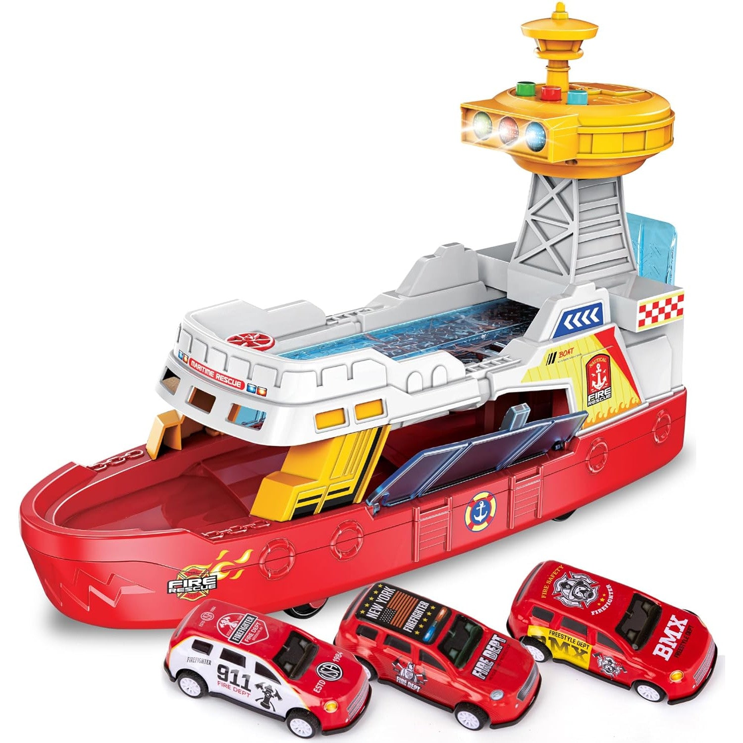 Jucarie Vaporas Tip Pompieri KidProtect SplashyRescue Jucarie Vaporas Tip Pompieri KidProtect SplashyRescue
